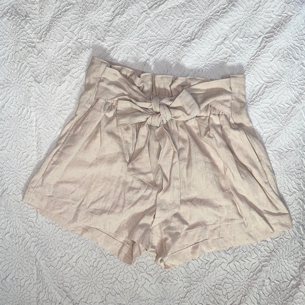 Abercrombie Tie Waist Paperbag Shorts NWOT